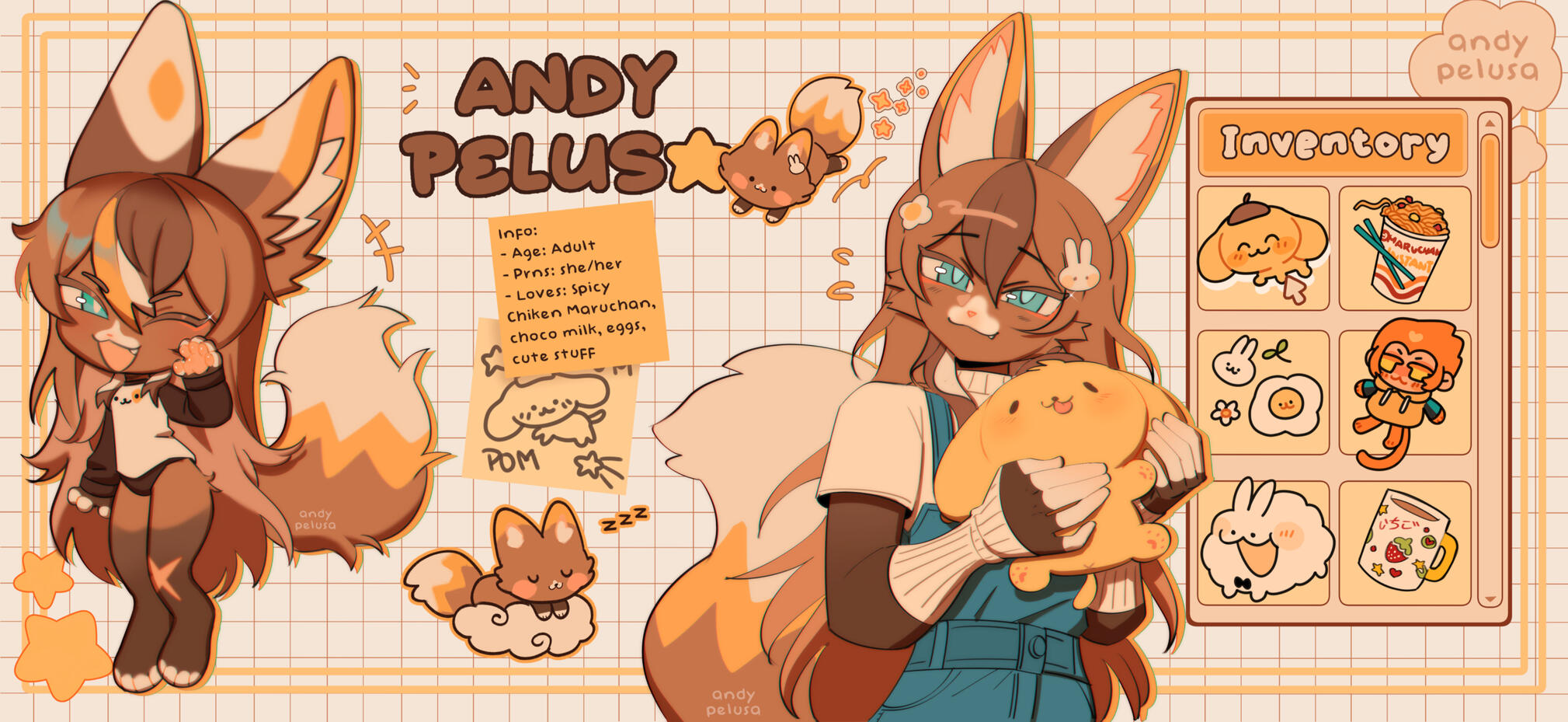 Option 1 - Cute Ref Sheet